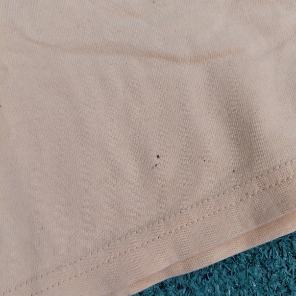 VINTAGE Yellow Nike Logo T Shirt Size XL - Picture 5 of 10